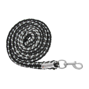 Longe de licol Waldhausen Plus mousqueton Noir / gris Longe de licol Waldhausen Plus mousqueton Noir / gris