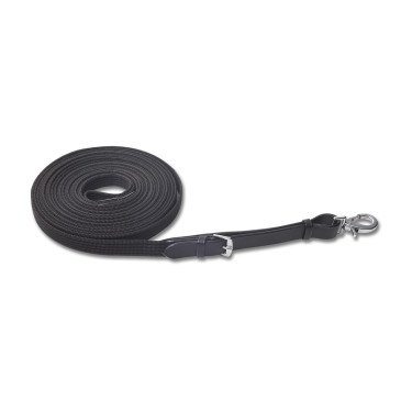 Longe Waldhausen conforme à la norme LPO sans arrêtoir ni œil tournant Noir