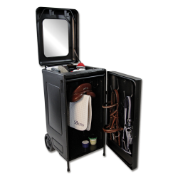 Malle roulante Waldhausen pour selles Noir