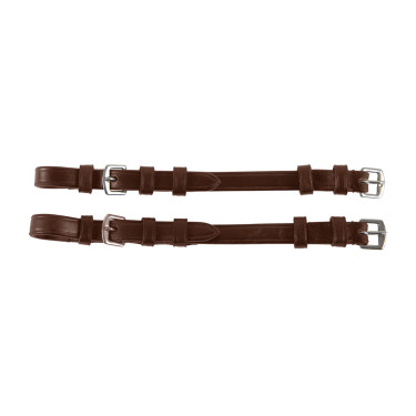 Mors avec boucles Waldhausen S-Line par paire Marron