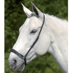 Muserolle allemande réglable Waldhausen S-Line Noir Muserolle allemande réglable Waldhausen S-Line Noir