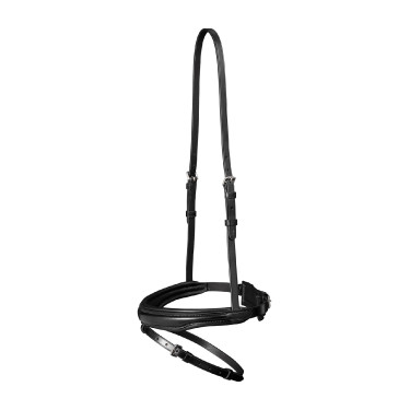Muserolle combinée Waldhausen S-Line Noir Muserolle combinée Waldhausen S-Line Noir