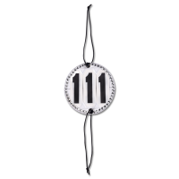 Numéro de départ rond Waldhausen Crystal Blanc Numéro de départ rond Waldhausen Crystal Blanc