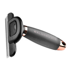 Peigne pour la mue Waldhausen poignée gel L Noir / or rosé Peigne pour la mue Waldhausen poignée gel L Noir / or rosé