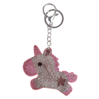 Porte-clés Waldhausen Licorne Argent / rose Porte-clés Waldhausen Licorne Argent / rose