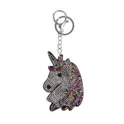 Porte-clés Waldhausen Licorne Argent / multicolore