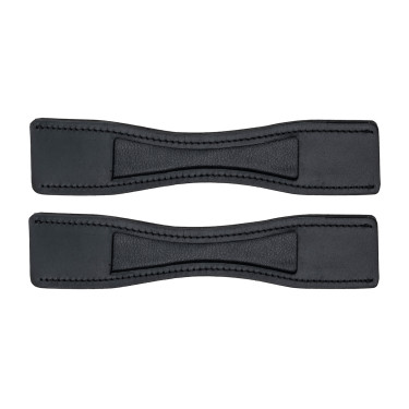 Protection d'éperons Waldhausen cuir la paire Noir Protection d'éperons Waldhausen cuir la paire Noir