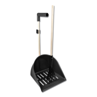 Ramasse-crottin Waldhausen ShakerXL avec râteau Noir