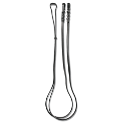 Rênes de mors Waldhausen cuir avec boucles Noir