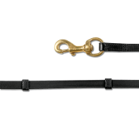 Rênes Island Waldhausen mousqueton Noir / doré