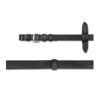 Rênes Waldhausen cuir extra-longues Noir