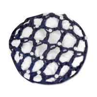 Résille-filet Waldhausen perles Bleu