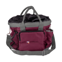Sac de pansage Waldhausen Rouge bourgogne / étain
