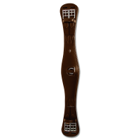 Sangle courte Waldhausen cuir avec élastique Marron