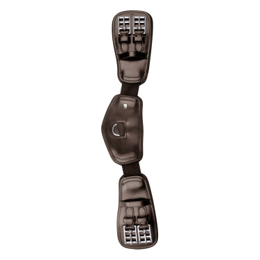 Sangle courte Waldhausen cuir élastique Marron