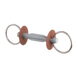 Mors de filet Beris canon papillon anneau 7,5 cm