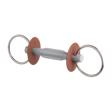 Mors de filet Beris canon papillon anneau 7,5 cm