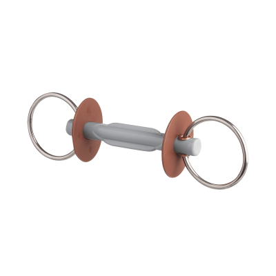 Mors de filet Beris canon papillon anneau 7,5 cm