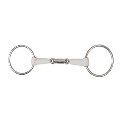 Mors de filet Beris double brisure anneau 7,5 cm Medium