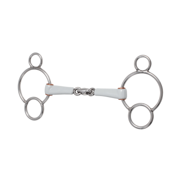Mors 3 anneaux Beris double brisure Mors 3 anneaux Beris double brisure