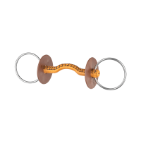 Mors à anneau Beris barre cuir Konnex anneau 7,5 cm