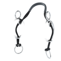 Dessous de muserolle Beris mors Combi Noir