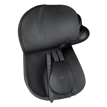 Selle mixte Waldhausen Premium cuir Noir