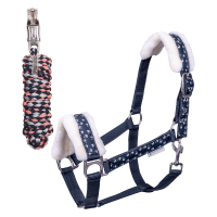 Set licol Waldhausen Lucky Bleu nocturne / lucky Set licol Waldhausen Lucky Bleu nocturne / lucky