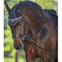 Rênes triangulaire W-train Waldhausen Noir