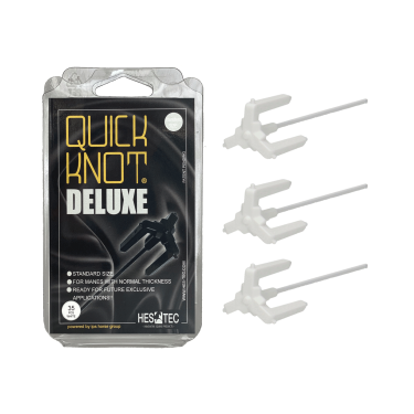 Accessoire de tressage Hes-Tec Quick Knot Deluxe standard Blanc