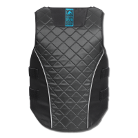 Gilet de protection Swing P19 fermeture glissière adulte Noir / gris Gilet de protection Swing P19 fermeture glissière adulte Noir / gris