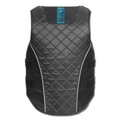 Gilet de protection Swing P19 fermeture glissière adulte Noir / gris