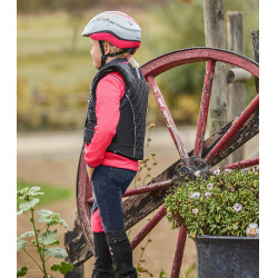 Gilet de protection Swing P19 fermeture glissière adulte Noir / gris