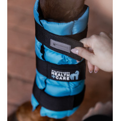 Guêtres thérapeutiques Waldhausen Health + Care Hot & Cold Pétrole Bleu