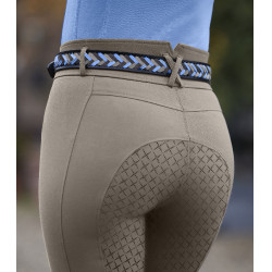 Ceinture tressée ELT Karla Bleu ciel / beige / asphalte Ceinture tressée ELT Karla Bleu ciel / beige / asphalte