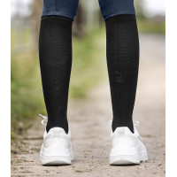 Chaussettes d'équitation ELT effet de compression Noir Chaussettes d'équitation ELT effet de compression Noir