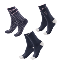 Chaussettes d'équitation ELT Lucky heart enfant Bleu nocturne / lucky heart