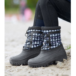 Chaussures thermiques ELT Lucky Snowfall enfant Bleu nocturne / lucky heart