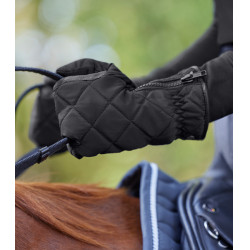 Gants d'équitation ELT Diamond hiver plus Noir