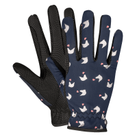Gants d'équitation ELT Lucky Dora enfant Bleu nocturne / lucky