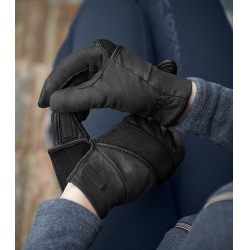 Gants d'équitation ELT Magnetize hiver Noir