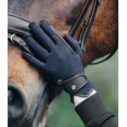 Gants d'équitation ELT Nantes Bleu profond