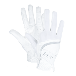 Gants d'équitation ELT Noelle Blanc