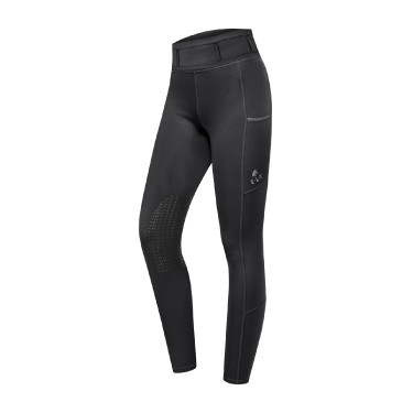 Legging d'équitation ELT Ella grip genoux Noir