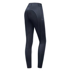 Legging d'équitation ELT Ella grip genoux Bleu nocturne