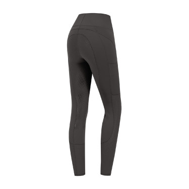 Legging d'équitation ELT taille haute Hanna mesh Boues Gris