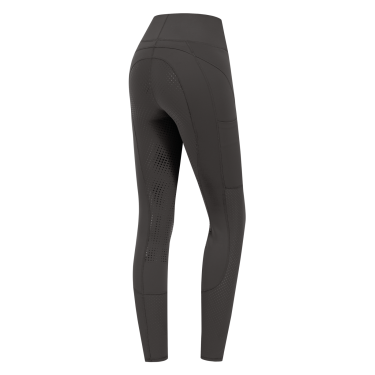 Legging d'équitation ELT taille haute Hanna mesh Boues Gris