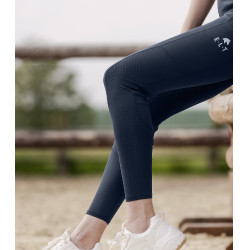 Legging d'équitation ELT taille haute Hanna mesh Bleu nocturne