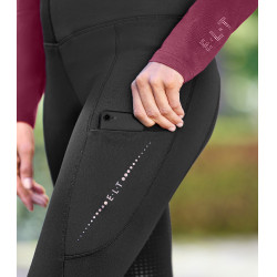 Legging d'équitation ELT thermique Milla Noir Legging d'équitation ELT thermique Milla Noir