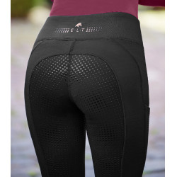 Legging d'équitation ELT thermique Milla Noir Legging d'équitation ELT thermique Milla Noir